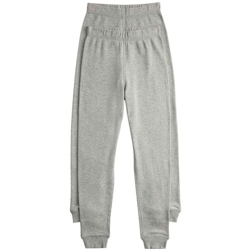 M&S Unisex Thermal Leggings 6-7 Years Grey Marl