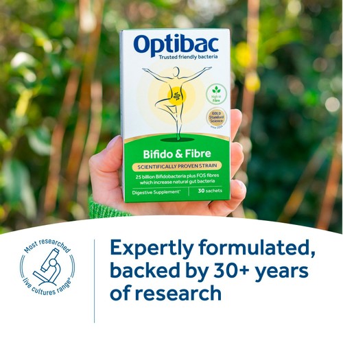 Optibac Probiotics Bifido & Fibre - 30 Sachets