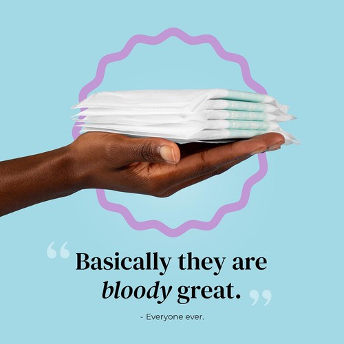 Mooncup Pads with Wings Maxi Night+, Zero Irritants, Vagina Approved
