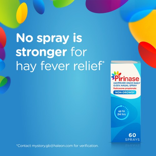 Pirinase Hayfever Once Daily Nasal Spray, 60 Sprays