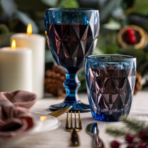 Ravenhead Gemstone Blue Mixer Glass 27CL