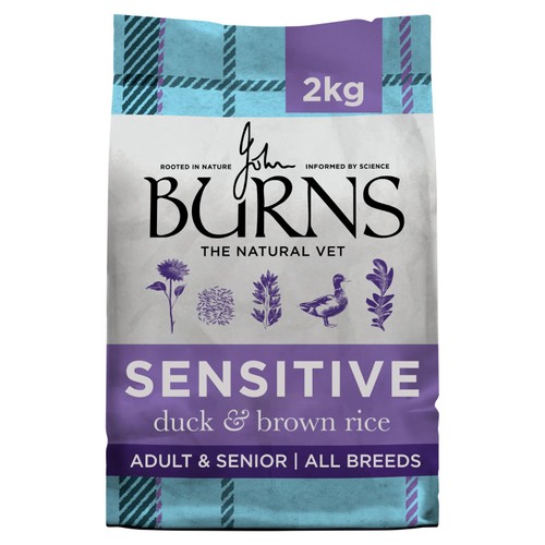 Burns Sensitive Adult/Senior Duck & Brown Rice Dry Dog Food