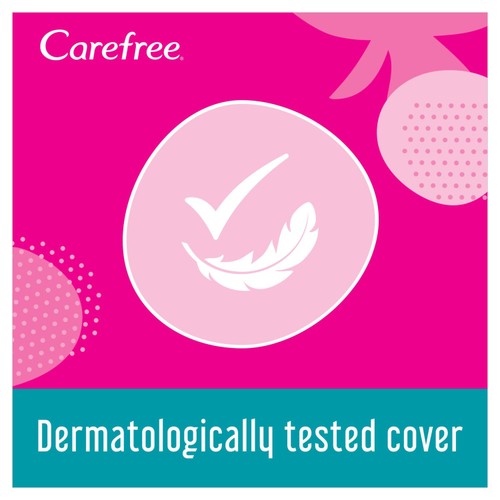 Carefree Cotton Breathable Pantyliners Single Wrapped