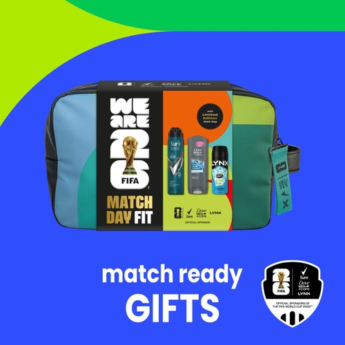 FIFA Inspired The Kit Bag Washbag for Him Gift Set