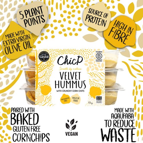 ChicP Velvet Hummus Snack Pack Trio