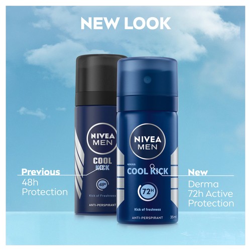 NIVEA MEN Cool Kick Anti-Perspirant Deodorant Spray 