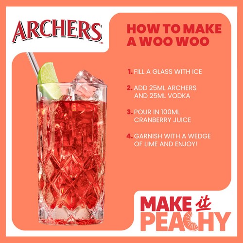 Archers Peach Schnapps Liqueur