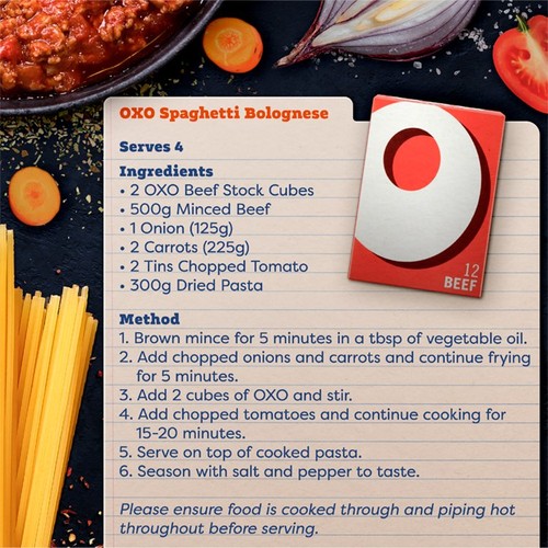 Oxo 12 Beef Stock Cubes