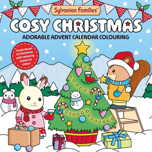 Sylvanian Families Cosy Christmas Adorable Advent Calendar Colouring