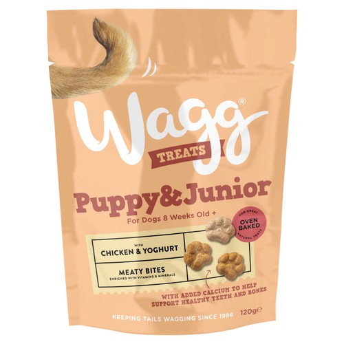Wagg Puppy & Junior Treats with Chicken & Yoghurt