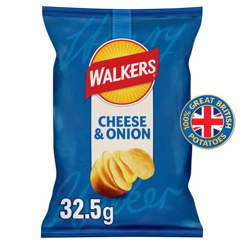 Walkers Cheese & Onion Crisps