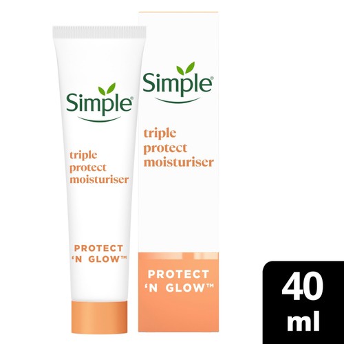 Simple Glow+ Triple Protect Moisturiser SPF30