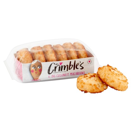Mrs Crimble's Gluten Free 6 Large Coconut Macaroons