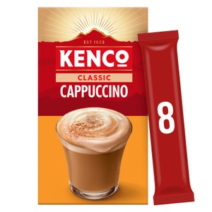 Kenco Unsweetened Taste Cappuccino 8 Sachets 88.8g