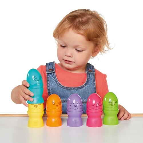 Tomy Hide & Squeak Egg Stackers