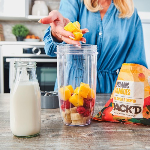 PACK'D Organic & Sweet Chopped Mango