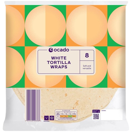 Ocado WhiteTortilla Wraps