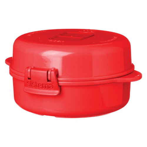 Sistema Microwave Easy  Egg Cooker with Steam Vent & Locking Clips