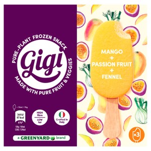 Gigi Mango, Passion Fruit & Fennel Lollies