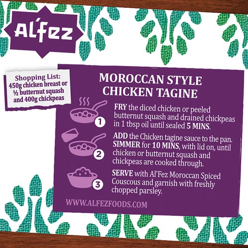 Al'Fez Moroccan Style Chicken Tagine Sauce