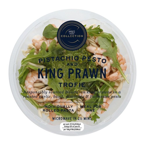 M&S Collection King Prawn & Pistachio Pesto Trofie Serves 1