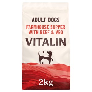Vitalin Adult Dogs Farmhouse Supper with Beef & Veg 2kg