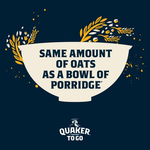 Quaker Porridge to Go Mixed Berries
