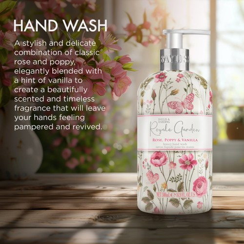 Baylis & Harding Royale Garden Rose, Poppy & Vanilla Hand Wash