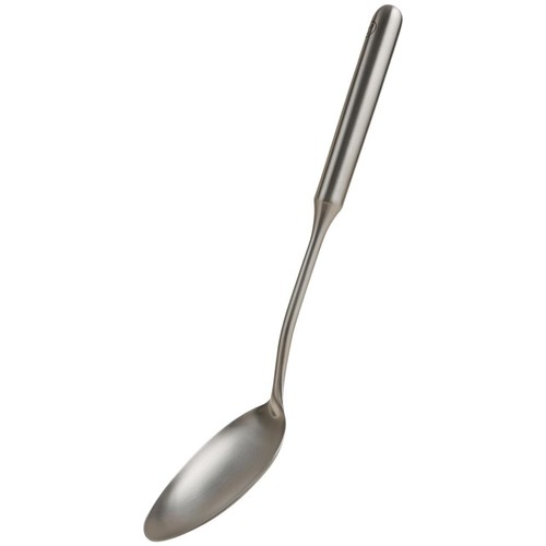 M&S X Tom Kerridge Stainless Steel Solid Spoon, Silver
