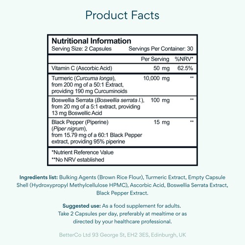 Bettervits Turmeric Complex