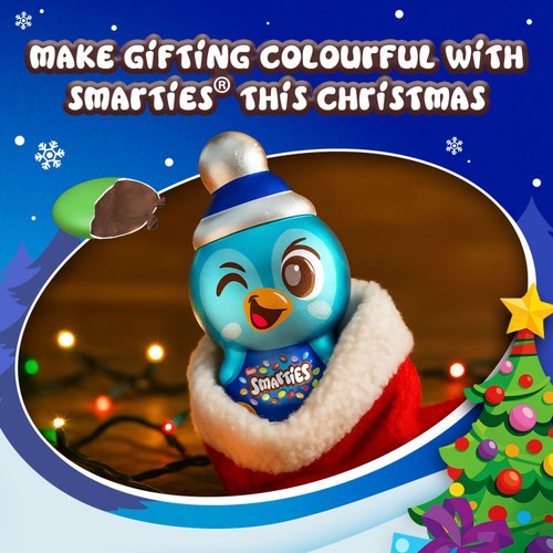 Smarties Milk Chocolate Christmas Penguin