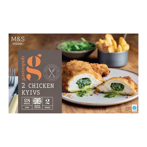 M&S Gastropub 2 Chicken Kyivs Main for Two