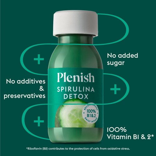 Plenish Apple & Spirulina Detox Shot