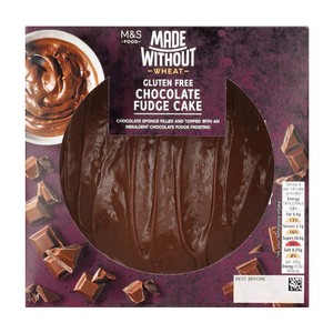 M&S Made Without 5 Chocolate Fudge Cake Slices