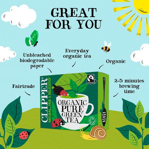 Clipper Organic Fairtrade Green Tea Bags