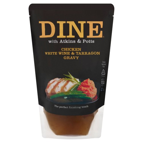 DINE Chicken Gravy With White Wine and Tarragon