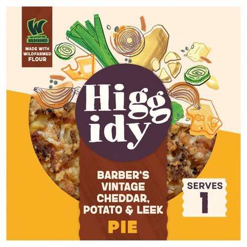 Higgidy Barber's Vintage Cheddar, Potato & Leek Pie