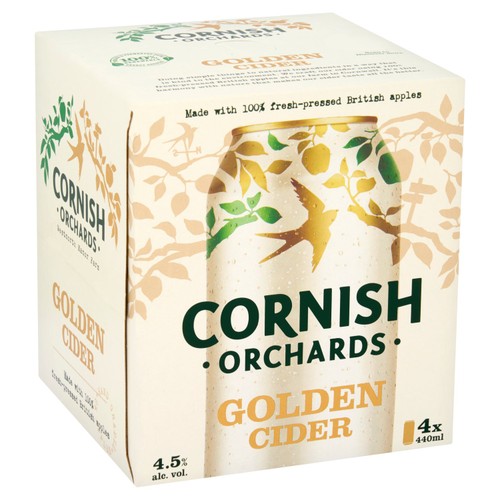 Cornish Orchards Gold Cider Cans 4.5%