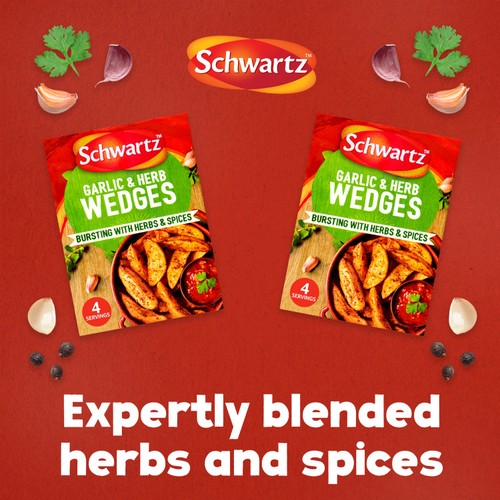 Schwartz Garlic & Herb Wedges Recipe Mix