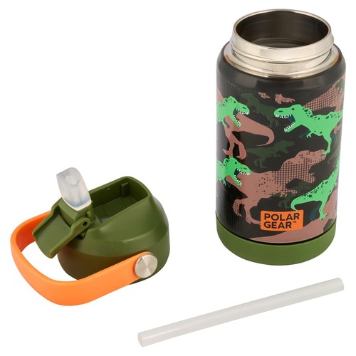 Polar Gear Dino Hydra Cool 370ml Stainless Steel Bottle
