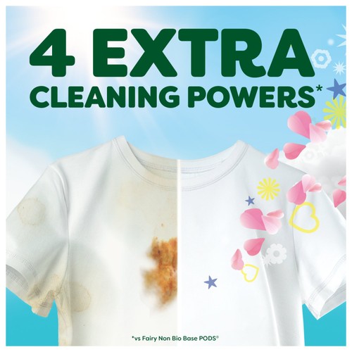 Fairy Non Bio The Big One Cherry Blossom & Nordic Cotton Washing Pods