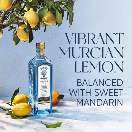 Bombay Sapphire Premier Cru Murcian Lemon Distilled London Dry Gin