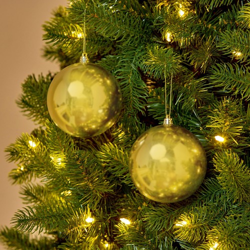 Champagne Gold Shatterproof Baubles