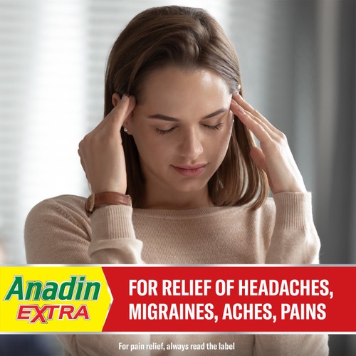 Anadin Extra Aspirin, Paracetamol, & Caffeine Caplets, 16s