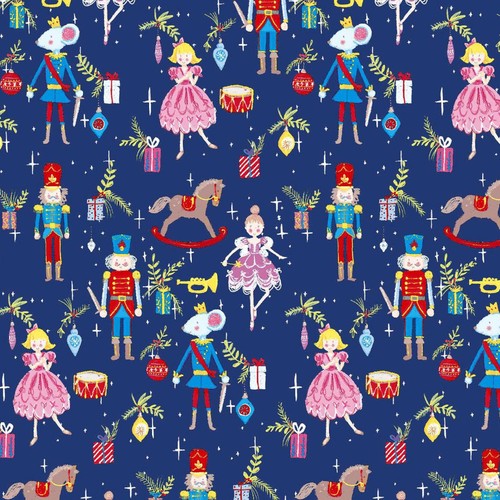 Nutcracker Christmas Rollwrap
