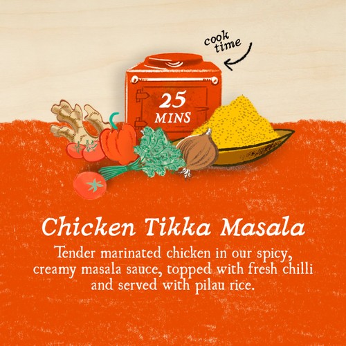 Charlie Bigham's Chicken Tikka Masala & Pilau Rice for 1