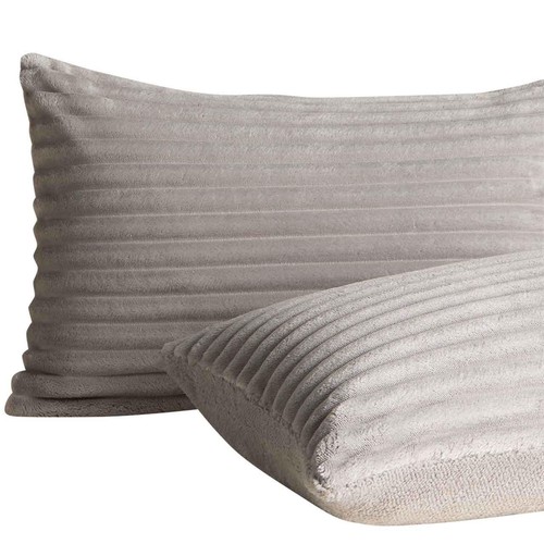 M&S Cloud Fleece Bedset, King, Grey