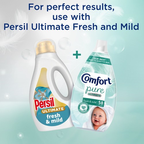 Comfort Pure Ultimate Fresh & Mild UltraConcentrated Fabric Conditioner 58W