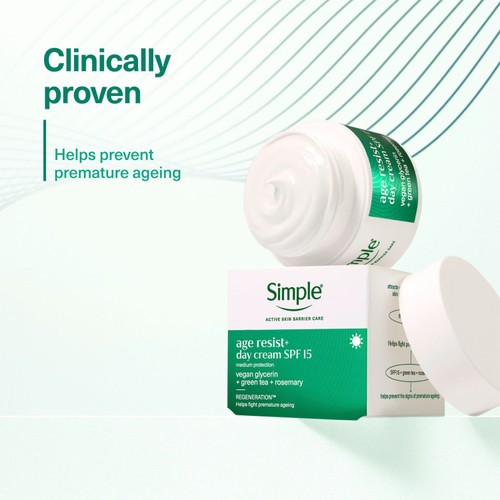 Simple Age Resist+ Moisturiser Day Cream