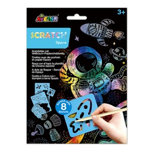 Avenir Scratch With Stencil Unicorn